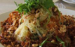 Nộm khô bò đu đủ xanh